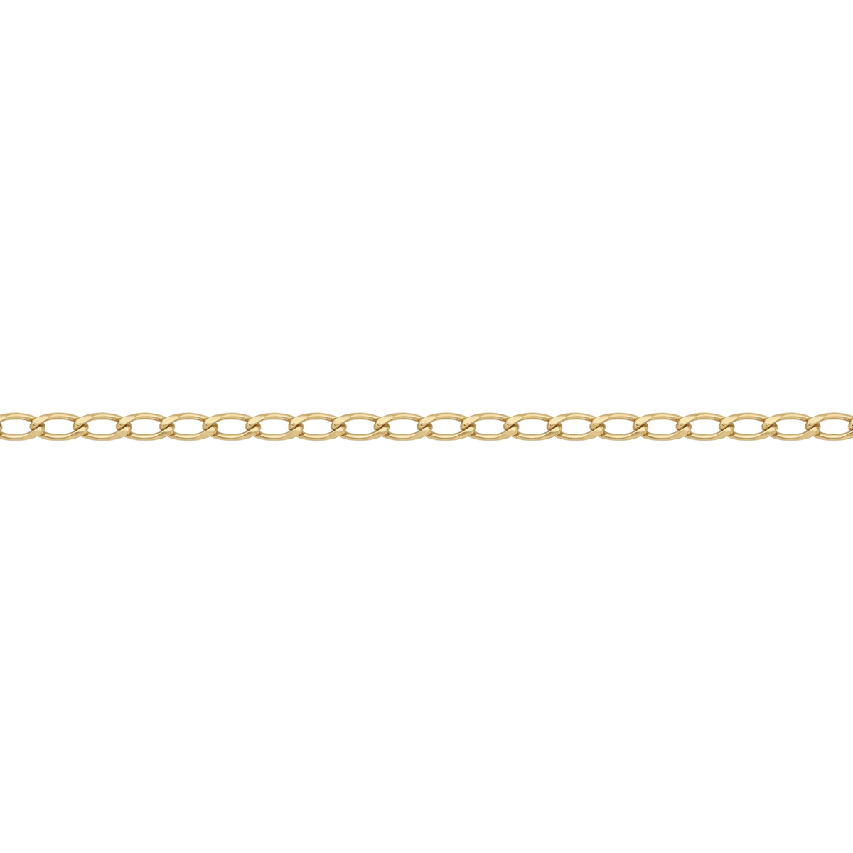 Elongated Curb Chain · 14k Gold Filled