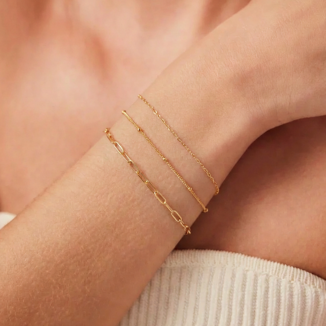 Paperclip Chain · 14k Gold Filled and Sterling Silver